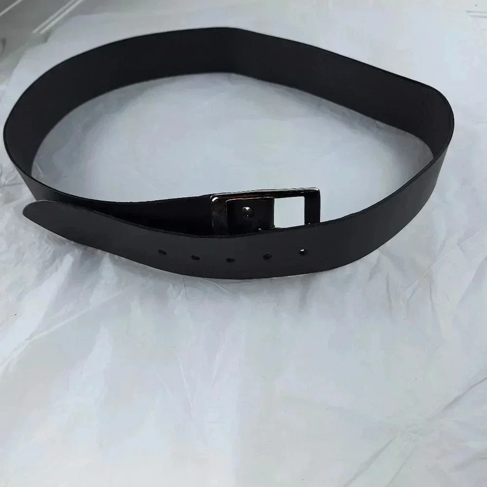 Buckle My Belt Full Grain Leather Belt 49 Inches in Length Black Made in the UK